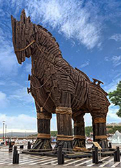 Troy horse in Turkey