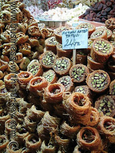 Especiarias exóticas no Bazar Egípcio