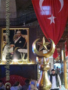 Mustafa Kemal Ataturk, founder of the Turkish Republic